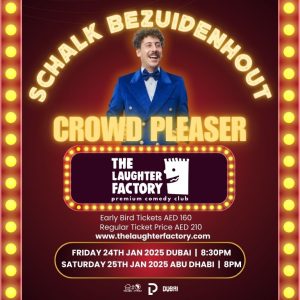 The Laughter Factory Presents NETFLIX STAR SCHALK BEZUIDENHOUT Comedy Events